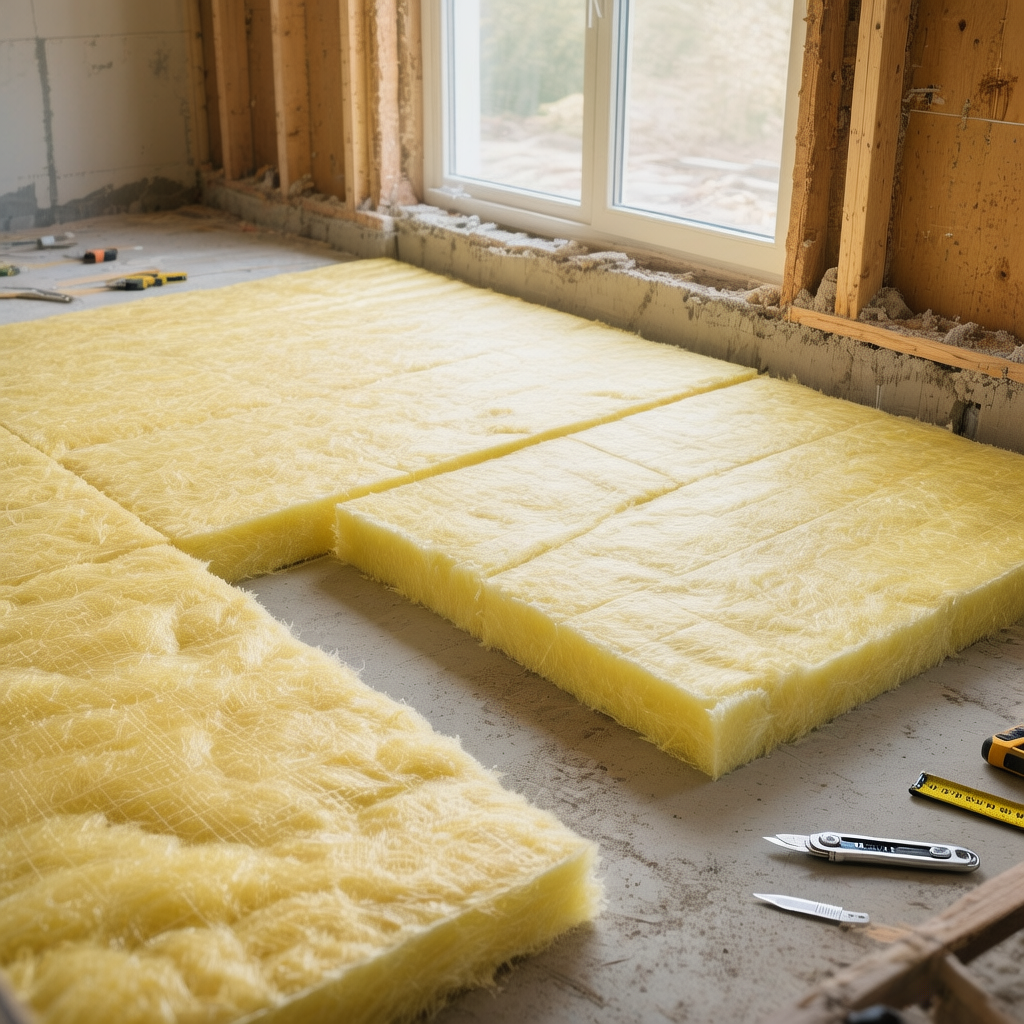 Isolation sol maison